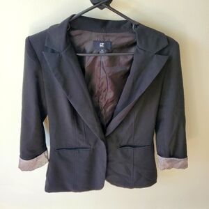 Iz Byer Women's black suit jacket. Size medium